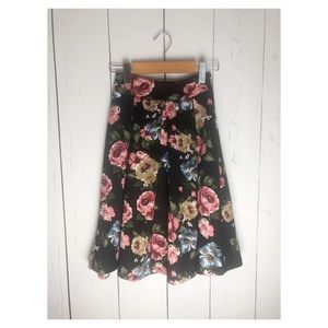 Revamped floral skirt